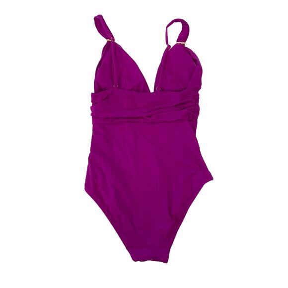 NEW Melissa Odabash Panarea One Piece Swimsuit Swimwear Viola 2 - Picture 2 of 7